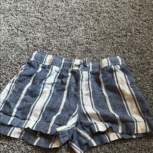 Old Navy Blue and White Bermuda Shorts